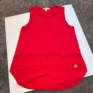 Red Michael Kors Summer Shirt